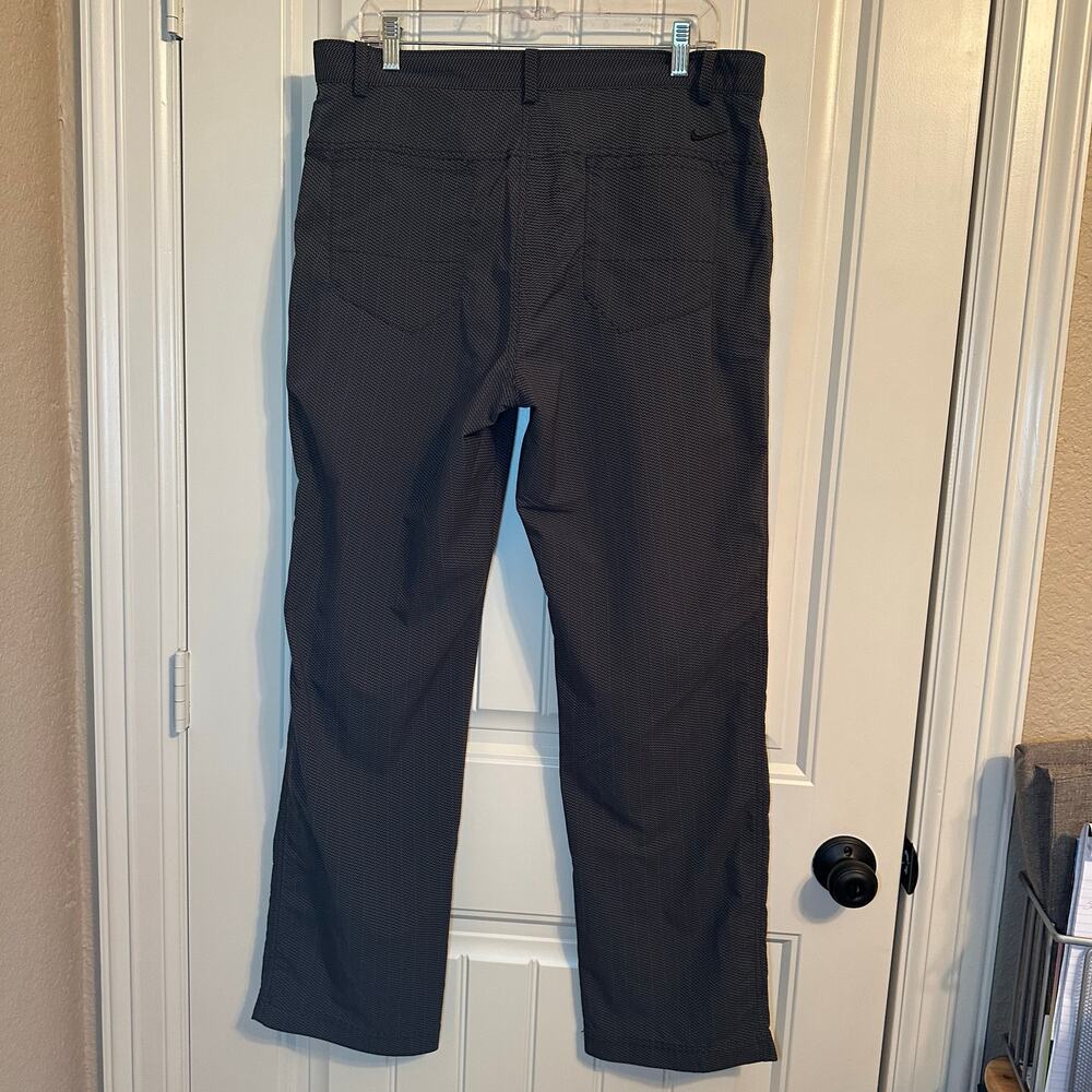 Nike tour performance dri fit golf pants dark gray (see pics for pattern) 36x32